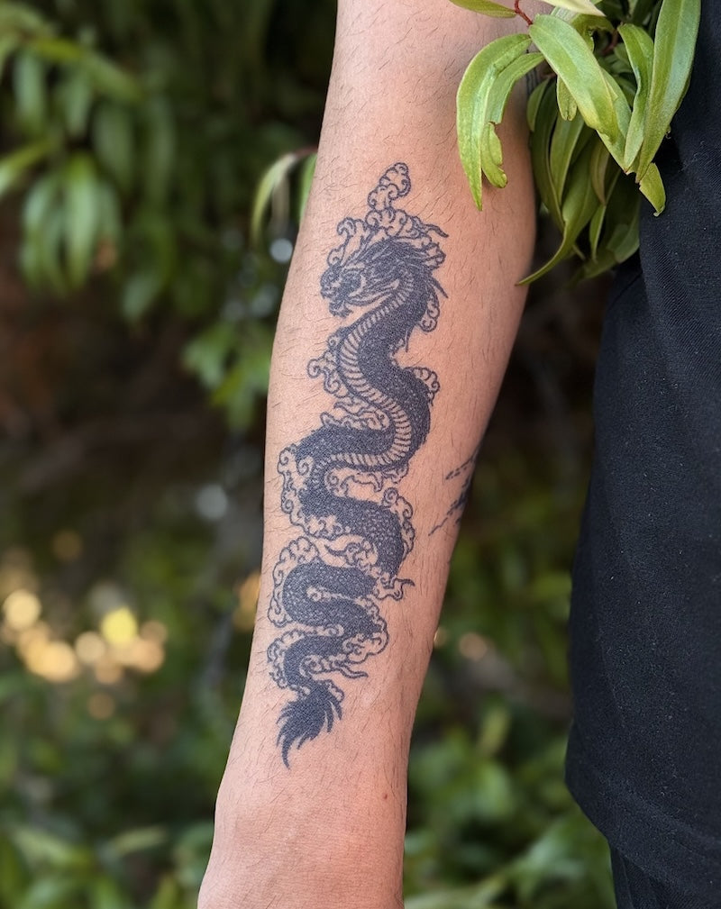 Dragon Ascension 1–2 Week Temporary Tattoo