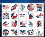 World Cup temporary tattoos with various high-quality team designs