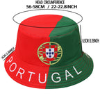 Bucket Hat with Country Flags Design for World Cup Fans