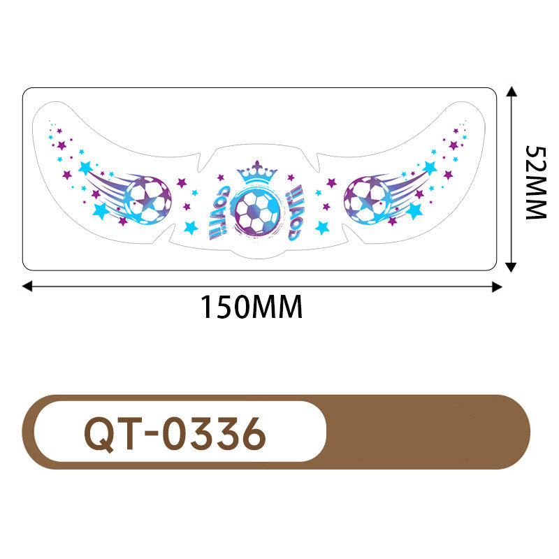 Five stickers for the US, Canada, and Mexico World Cup tattoo stickers, football match support freckles, face stickers, sweat-proof party makeup stickers, and more