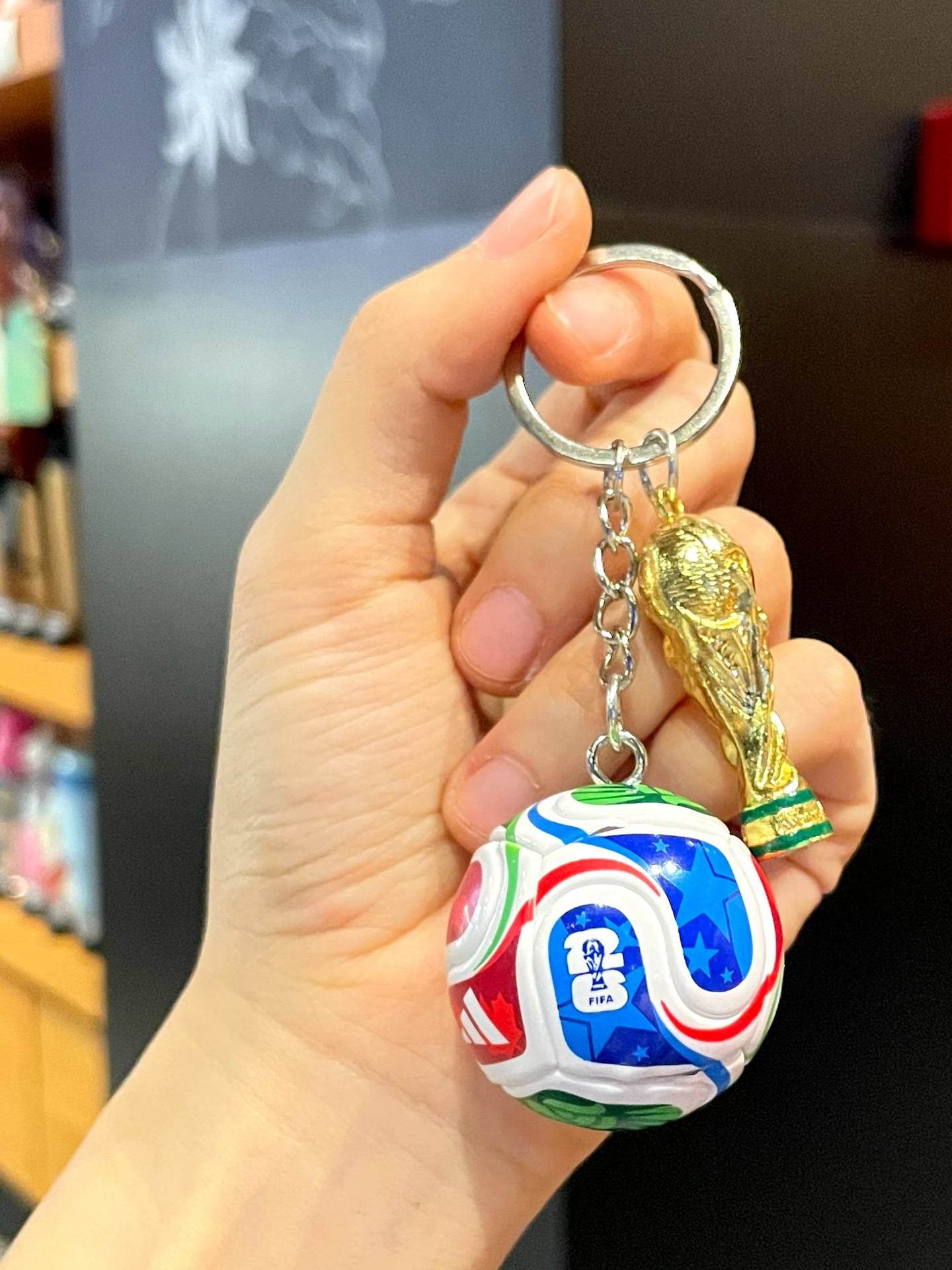 FIFA football and World Cup trophy design medal with a premium gift box