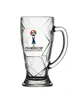 500ml glass mug with the distinctive FIFA World Cup 2026 design