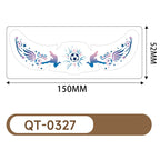 Five stickers for the US, Canada, and Mexico World Cup tattoo stickers, football match support freckles, face stickers, sweat-proof party makeup stickers, and more