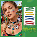 2026 World Cup Temporary Tattoos – Football Cheer Stickers for Face and Body