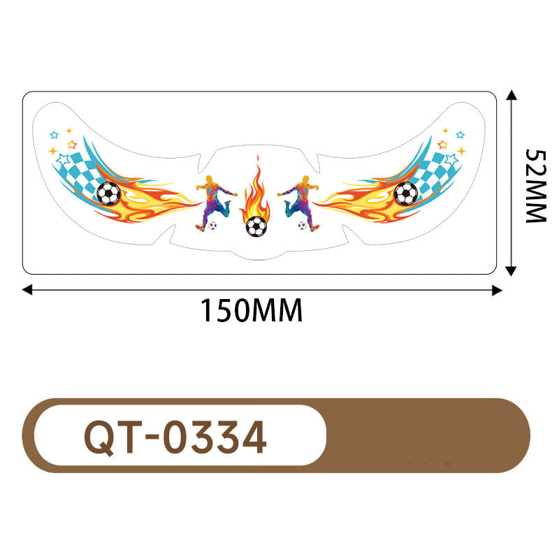 Five stickers for the US, Canada, and Mexico World Cup tattoo stickers, football match support freckles, face stickers, sweat-proof party makeup stickers, and more