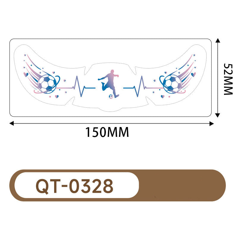 Five stickers for the US, Canada, and Mexico World Cup tattoo stickers, football match support freckles, face stickers, sweat-proof party makeup stickers, and more