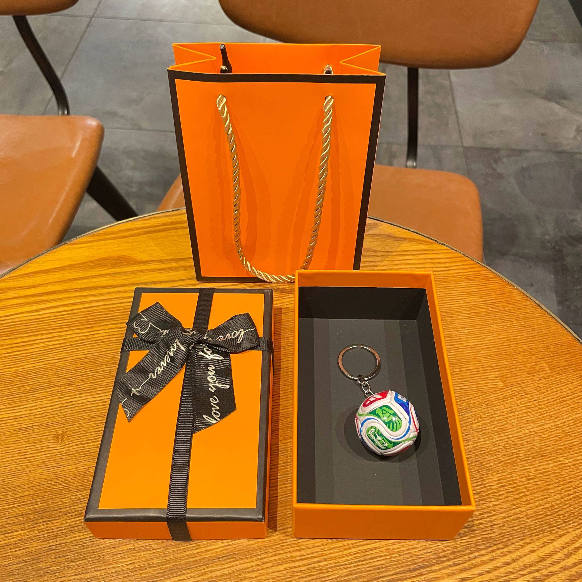 FIFA football and World Cup trophy design medal with a premium gift box