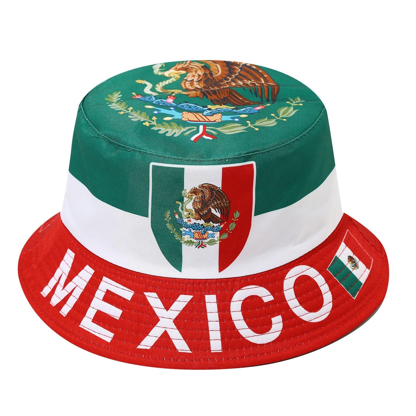 Bucket Hat with Country Flags Design for World Cup Fans