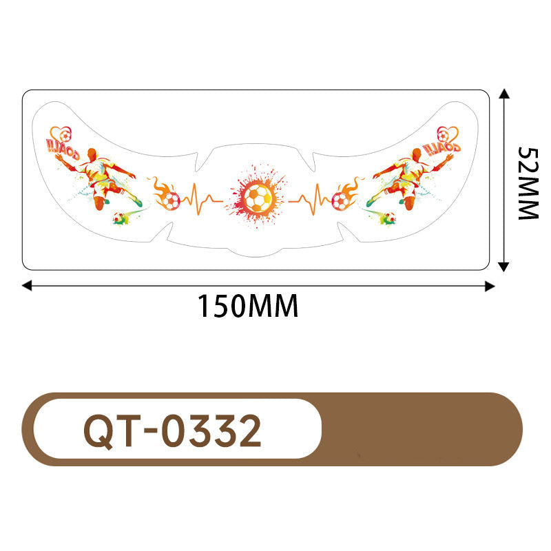 Five stickers for the US, Canada, and Mexico World Cup tattoo stickers, football match support freckles, face stickers, sweat-proof party makeup stickers, and more