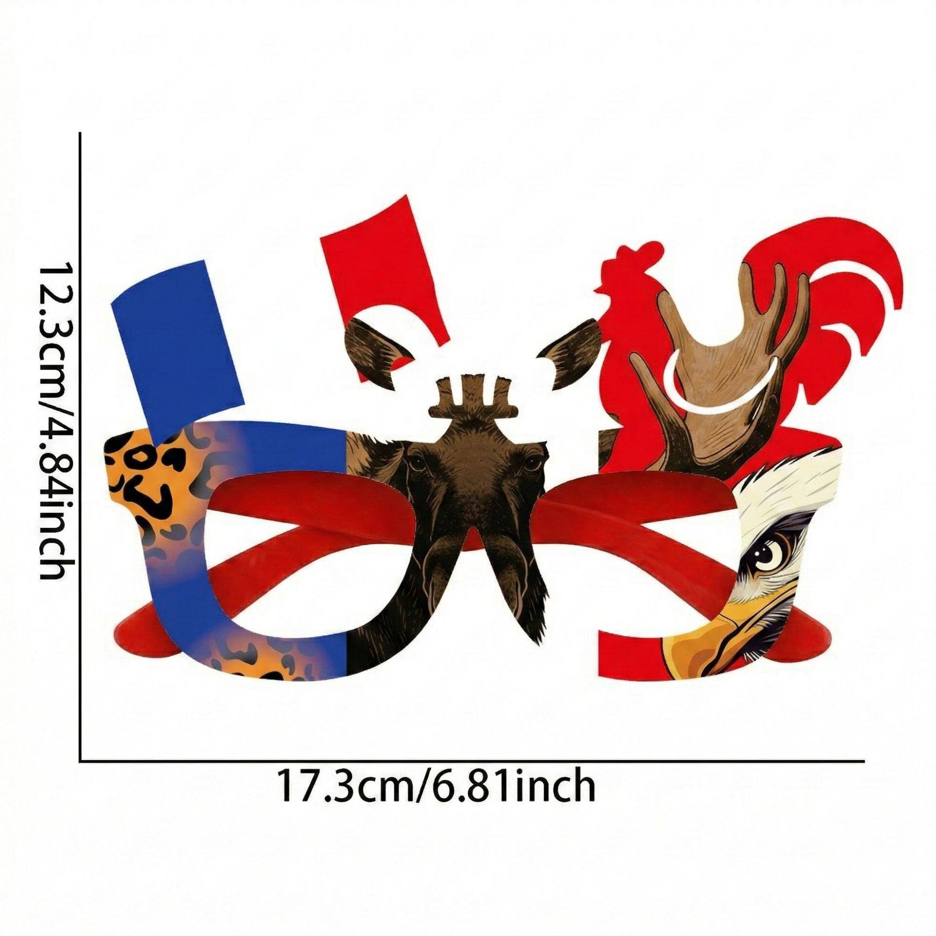 World Cup celebration glasses featuring designs of various national flags