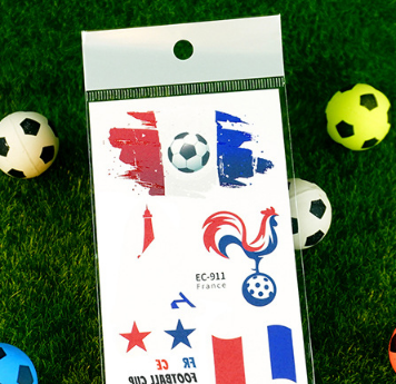 FIFA World Cup Soccer Nations Temporary Tattoos