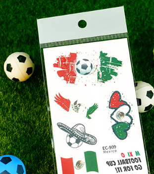 FIFA World Cup Soccer Nations Temporary Tattoos