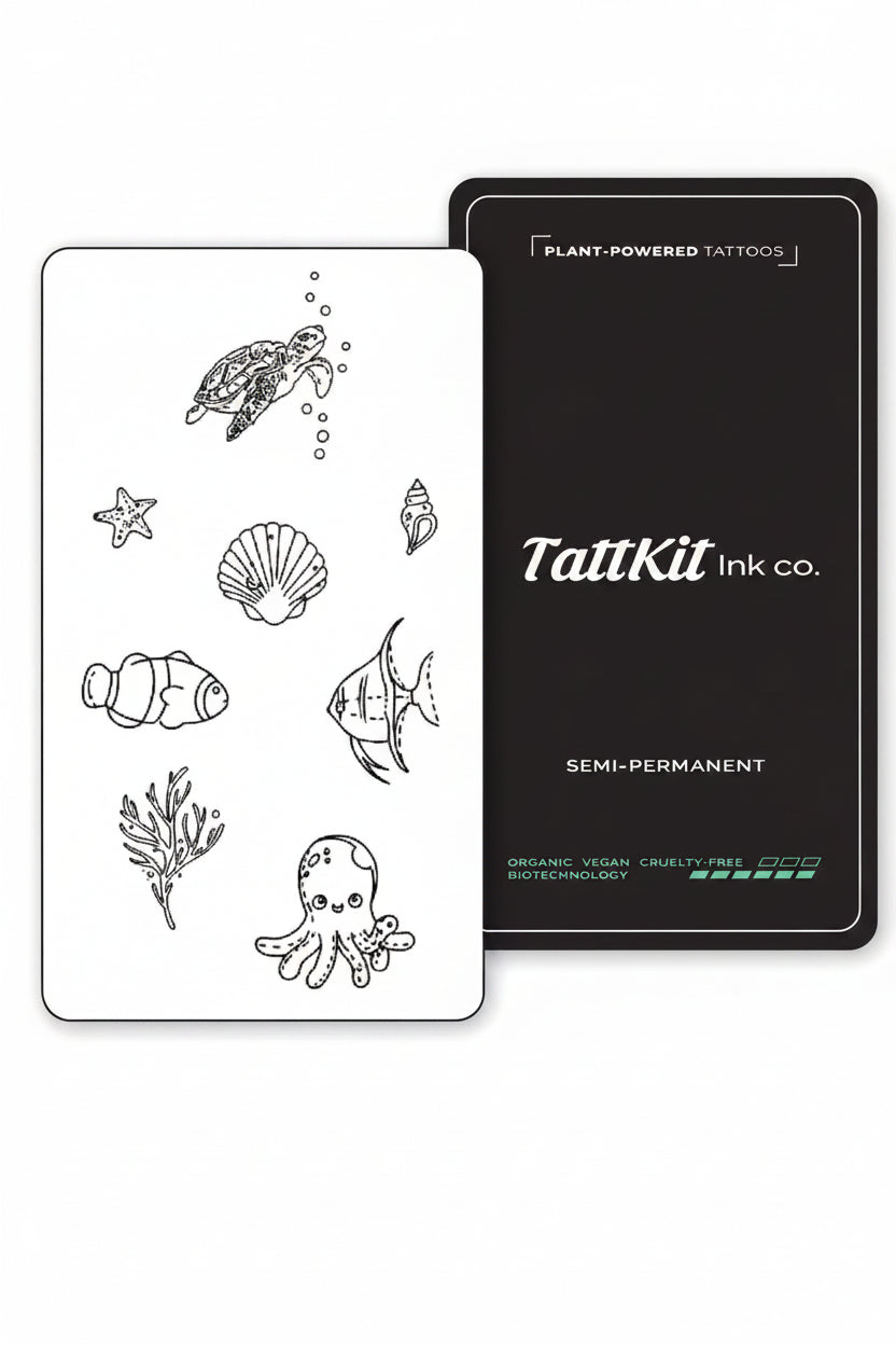 Sea Friends Pack - 8 Tattoos