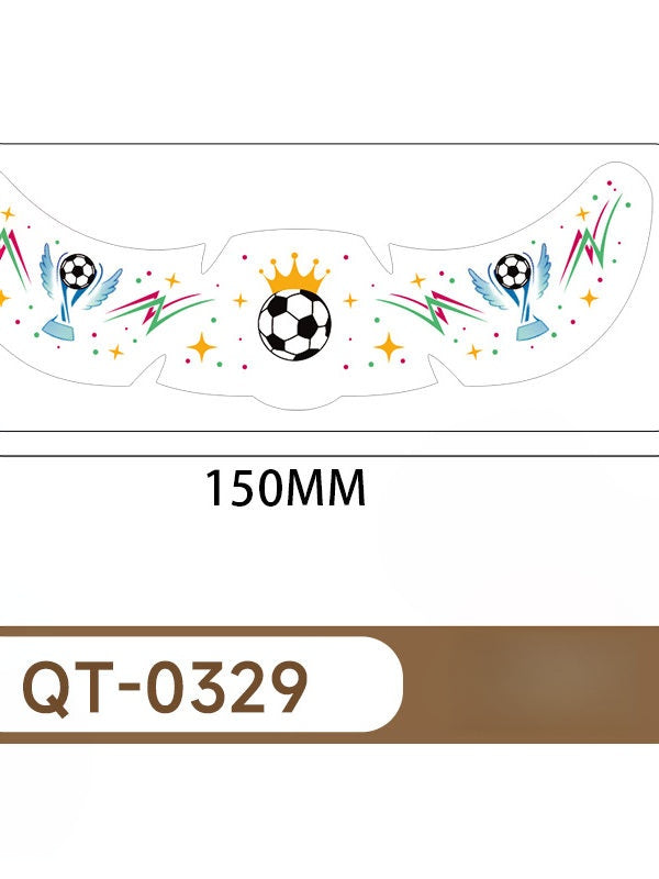 Five stickers for the US, Canada, and Mexico World Cup tattoo stickers, football match support freckles, face stickers, sweat-proof party makeup stickers, and more
